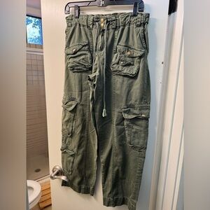Free People Tahiti cargo pants like new